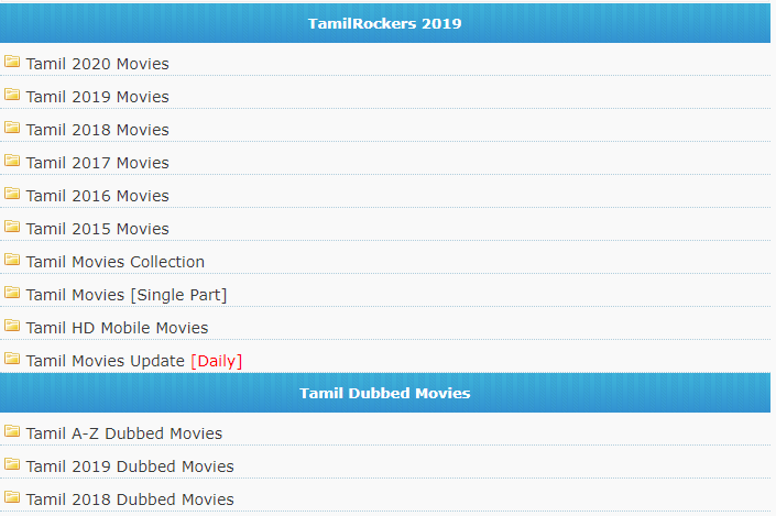 TamilRockers 2020 - Latest 300mb Mp4 HD Hollywood, Bollywood Movies